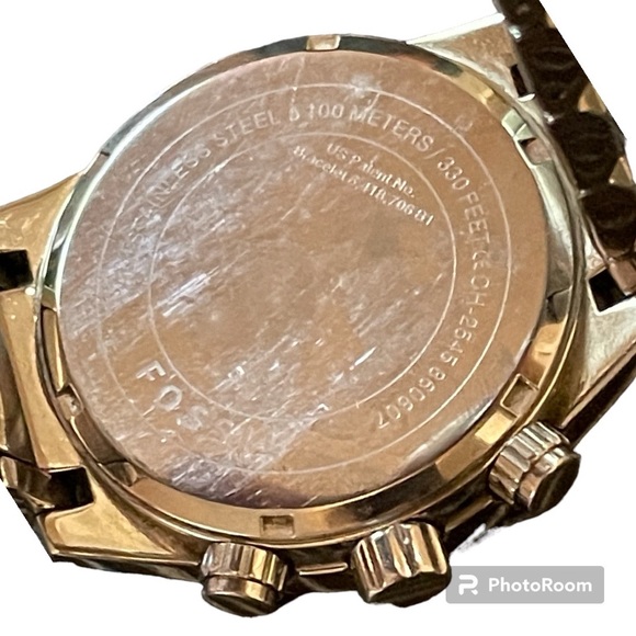 Fossil men’s watch, silver band - Picture 6 of 6